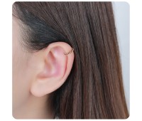 Gold Plated Ear Cuff Unique Twist EC-722-GP